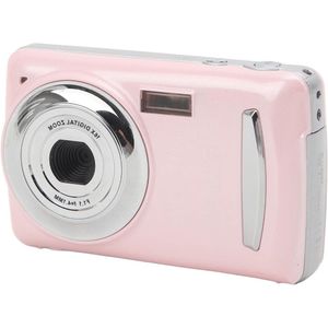 16MP HD 1080P Compacte Camera Vlog Camera met 2.4Inch Scherm 16X Digitale Zoom Multi Axis Stabilisatie Systeem voor Outdoor Reizen Foto's (Roze)
