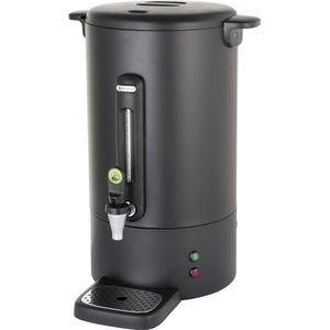 Hendi Elektrische Percolator - 7 Liter - Mat Zwart - Enkelwandige Koffiemachine Horeca