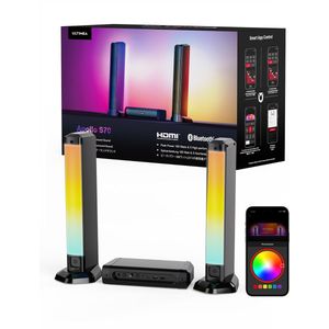 ULTIMEA Apollo S70 - 5.0-kanaals Soundbar met RGB-verlichting&App-besturing - Zwart