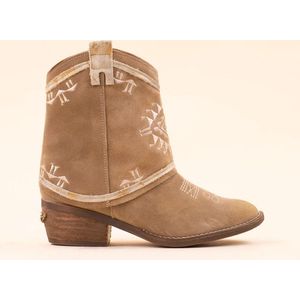 Nemonic 2377 enkellaarsjes beige