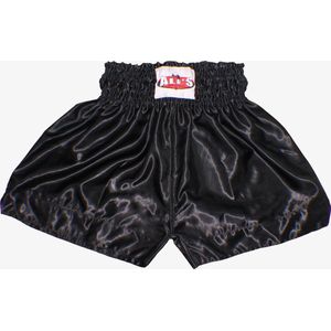Ali's Fightgear TTBE-001 - Kickboks broekje effen kleur zwart maat XL