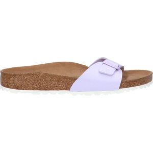 Birkenstock Madrid Dames Slippers Lavender Fog Narrow-fit |  Paars | Imitatieleer | Maat 37