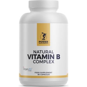 Power Supplements - Natuurlijke Vitamine B Complex - 100% natuurlijke Vitamine B - 180 caps