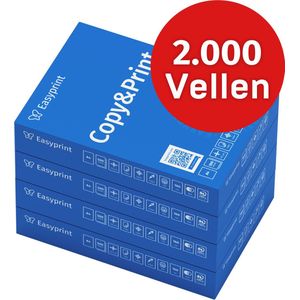 Easyprint Printerpapier kopieerpapier 2000 vellen 4 x 500 A4 premium wit PEFC-gecertificeerd