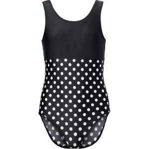 Merry Style Meisjes Zwemkleding – Badpak – Blauw/Bloemen – 152 - MS-MS10-445-SWS