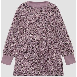 Jerseyjurk - Knusse Fleece - Met Delicate Bloemen - Regular Fit