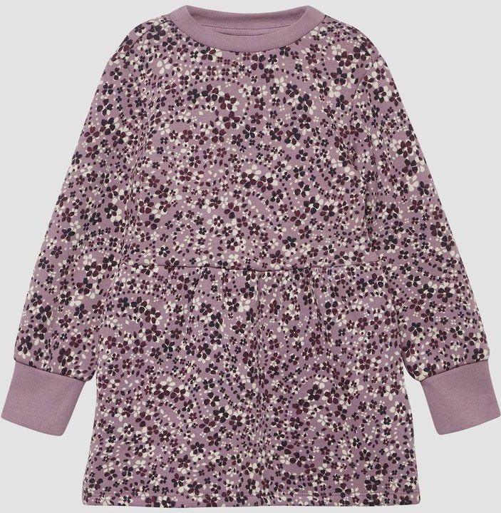 Jerseyjurk - Knusse Fleece - Met Delicate Bloemen - Regular Fit