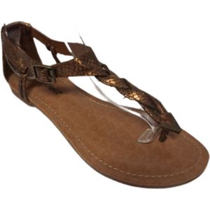 MINNETONKA-SANDAL/SLIPPER-BRONZE-LEDER-38