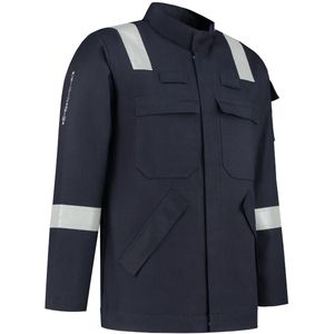 Dapro Safety Spark Multinorm Jas - Maat 68 - Marineblauw - Vlamvertragend , antistatisch , lasnorm , vlamboog en chemicaliën resistent