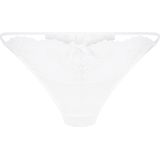 Hunkemöller Dames Lingerie String Piper - Wit - maat XS