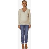 Vertbaudet - Omkeerbare Trui - Wit - Voor Zwangerschap en Borstvoeding