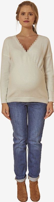 Vertbaudet - Omkeerbare Trui - Wit - Voor Zwangerschap en Borstvoeding