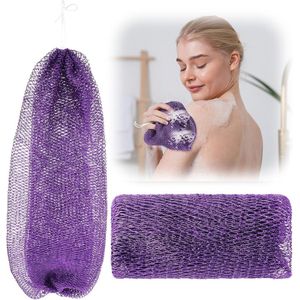 Extra lange nylon badspons 90 cm voor exfoliatie