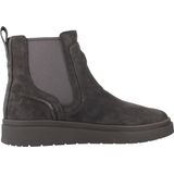 Clarks - Polden Easy - Leren Enkellaarsjes - Grijs - Casual
