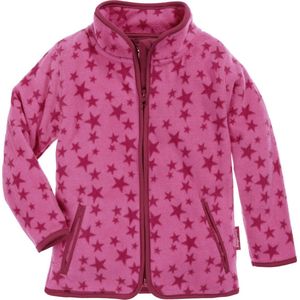 Playshoes Fleece Vest Stars met Sterren Roze/Fuchsia