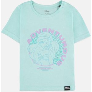 Disney Ariel - The Little Mermaid - Fearless Princess - Ariel Adventurous Kinder T-shirt - Kids 122/128 - Blauw