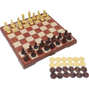 Solacis Magnetisch schaakspel - Magnetisch schaakbord - Reis schaakspel - Schaken - Schaakspel - Must have!