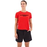 Superdry Sport Luxe Graphic Fitted T-shirt Met Korte Mouwen Oranje 2XS Vrouw