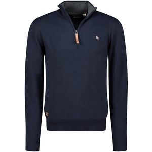 Geographical Norway Fregate Heren Trui Opstaande Kraag Blauw - L