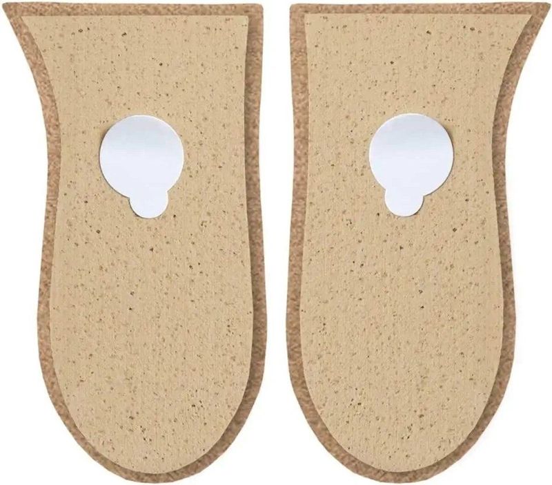 Kaps - Topmed - Voetsteunen - Natuurlijk Leer - Korfant - 1 Paar