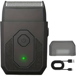 Miguan Scheerapparaat - Body Shaver/Baardtrimmer - Usb-Oplaadbare Shaver - Batterij Indicator - Perfecte Reiseditie - Ultieme Lichaamshaar Verzorging voor Dames en Heren - Zwart