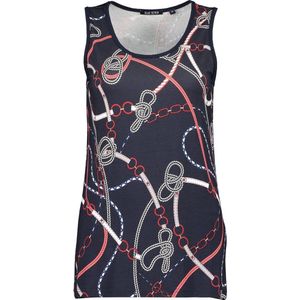 Blue Seven top print donkerblauw - maat 38