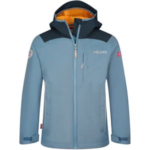 Trollkids - Bergen Jacket - Regenjas - Turkoois - Waterdicht