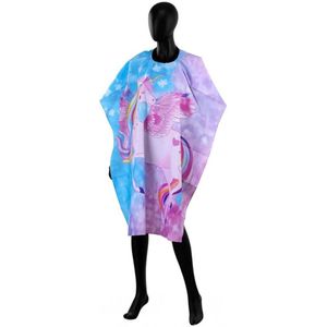 Activeshop Kapmantel Kinderen Eenhoorn - Unicorn mantel Kappersmantel - Waterdicht Makkelijk Schoonmaken