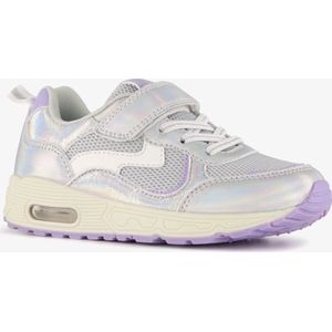 Blue Box meisjes sneakers metallic zilver paars - Maat 30