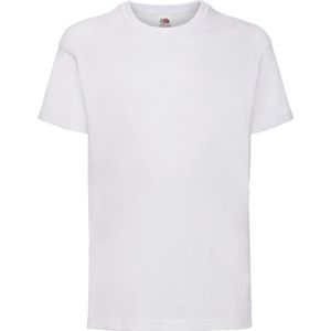 10-pack T-shirts Fruit of the Loom ronde hals wit-white-4XL