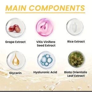 Een hypoallergene creme hydraterende formule met rijstextract.