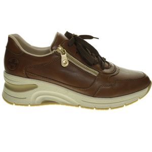 Comfortschoenen Dames Cognac Rieker maat 41