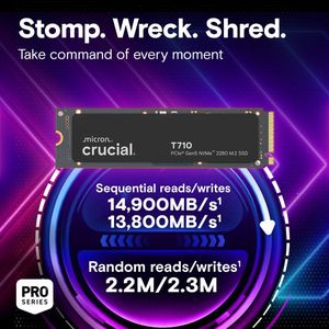 Crucial - T710 - SSD - 4000 GB - M.2 2280 - PCIe Gen5