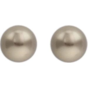 Behave Oorbellen dames – zilver kleurig - oorhangers – oorstekers – rond vorm