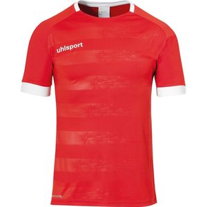 Uhlsport Division 2.0 Shirt Korte Mouw Heren - Rood / Wit | Maat: XL