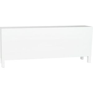 Tv-meubel DKD Home Decor Wit Natuurlijk Spar Hout MDF 130 x 24 x 51 cm