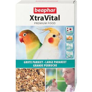 7x Beaphar XtraVital Grote Parkiet 500 gr