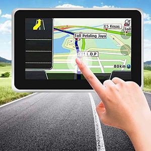5 inch GPS-navigatieapparaat, touchscreen, 256 MB, 8 GB, universeel, voor auto-vrachtwagen-MP3 FM Europa/levenstijdkaarten/faseverkeer/faseparken/waarschuwingen bestuurders/automatische stem