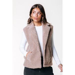 Colourful Rebel - Teddy Gilet - Beige