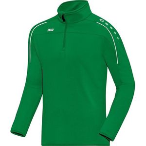 Jako - Ziptop Classico - Groene Trainingssweater - S - Groen