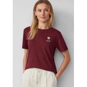 s.Oliver - T-Shirt - Zacht Interlock Jersey - Met Stijlvolle Print