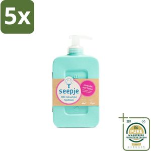 5 x Seepje - Handzeep - Zachte Geur - Lavendel met Tonka - 300 ml - Grootverpakking - Handzeep Lavendel Met Tonka - Natuurlijke Handzeep - Handverzorging - Zachte Geur - Vegan Handzeep