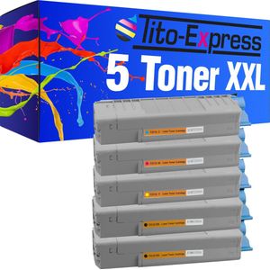 PlatinumSerie® 5 toner XXL alternatief voor Oki C610
