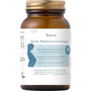 Laveen Mama Magnesium Complex - bevat Vitamine D3 & K2 - met Magnesium & Calcium - Vegan - 100% natuurlijk