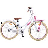 Volare Excellent Kinderfiets - Meisjes - 26 inch - Wit - 3 versnellingen