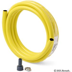 Waterslang SET - 3/4"" (=19mm) Trico Waterslang rol 5 meter - incl. 2 delige 3/4"" binnendraad slangtule en slangklem - pompslang