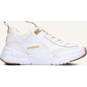 Vingino Odilia Sneakers Meisjes - Leren Sneaker - Wit - Maat 32