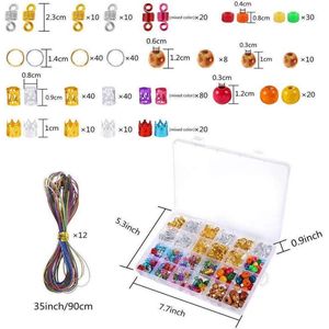 262 Stuks Haar Dread Kleurrijke Vlechten Dreadlock hout houten Verstelbare Kralen Manchetten Haar Clips Accessoires - DIY