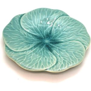 Bord - Serveerschaal Turquoise 20 cms-sset van 4 stuks
