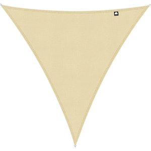Kopu® Schaduwdoek Driehoek 3,6 m - 280 grams Waterdoorlatend - Creme